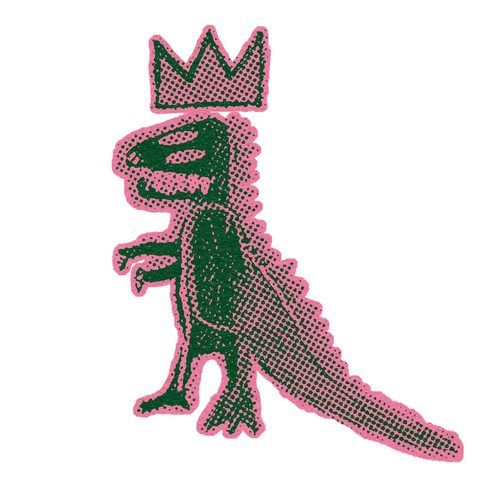 dinosaur by basquiat